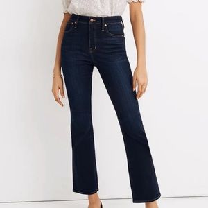 Madewell Cali Demi boot jeans in larkspur wash, size 28